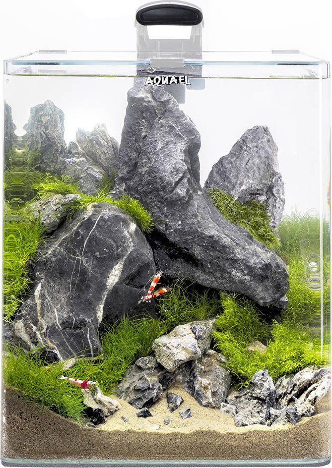 Aquael AQUAEL Zestaw Aquael Opti Bent Set Day & Night [30l] - biały