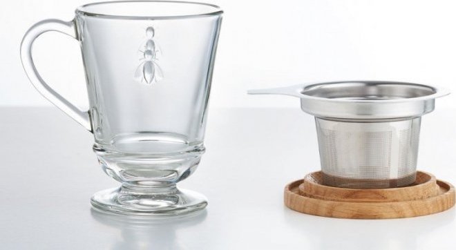 LA ROCHERE Pszczoła kpl. do herbaty