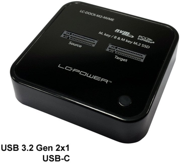 LC-Power LC-Power LC-DOCK-M2-NVME f�r 2x NVMe-M.2-SSD Dockingstation retail