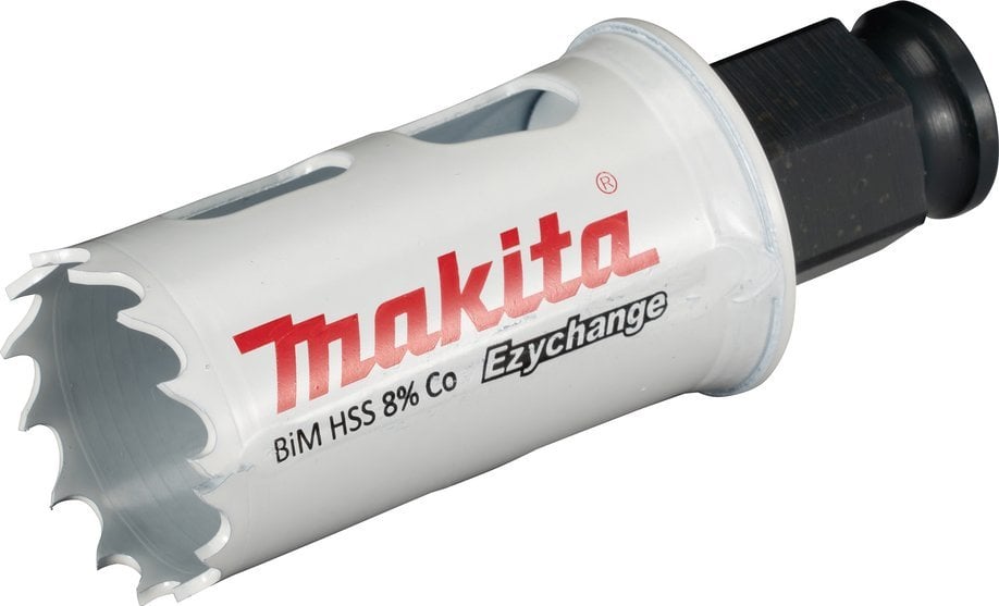 Makita MAKITA OTWORNICA BIM HSS-Co 8% 27mm EZYCHANGE METAL, STAL, ALU, DREWNO, PVC
