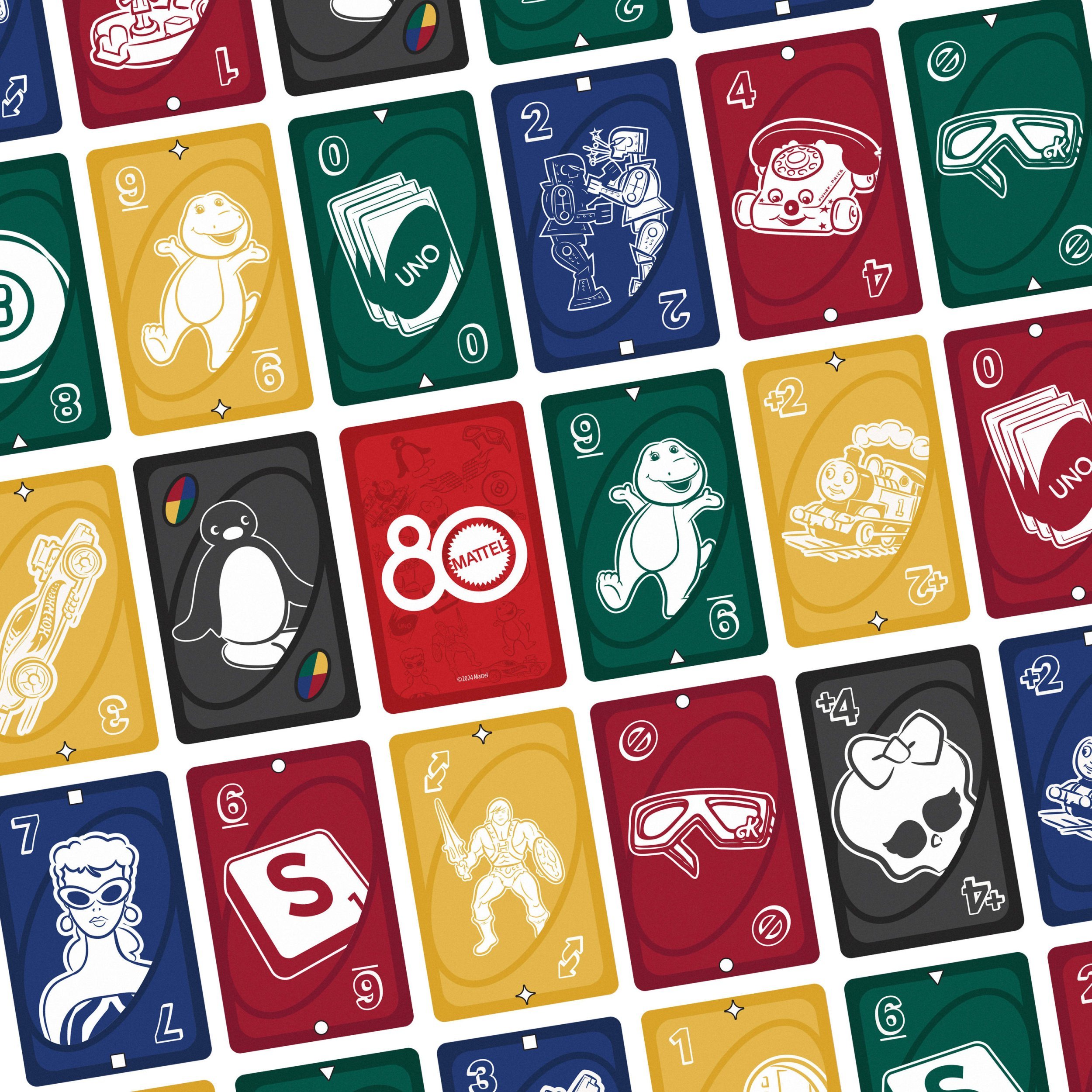 UNO Mattel 80th Ruby Red