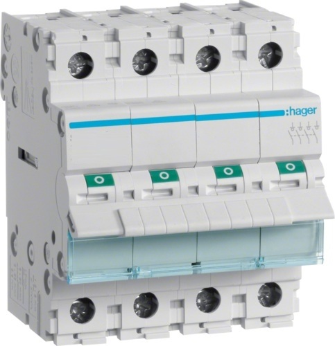 Hager Rozłącznik modułowy 63A 4P SBN463