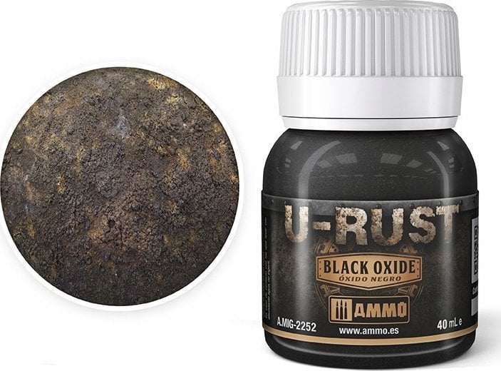 Vallejo Ammo: U-Rust - Black Oxide (40 ml)