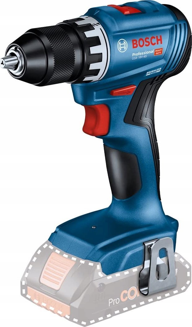 Bosch Professional Cordless screwdriver BOSCH Professional GSR, 18V-45 SOLO, torque 21-45 Nm, 13 mm grip