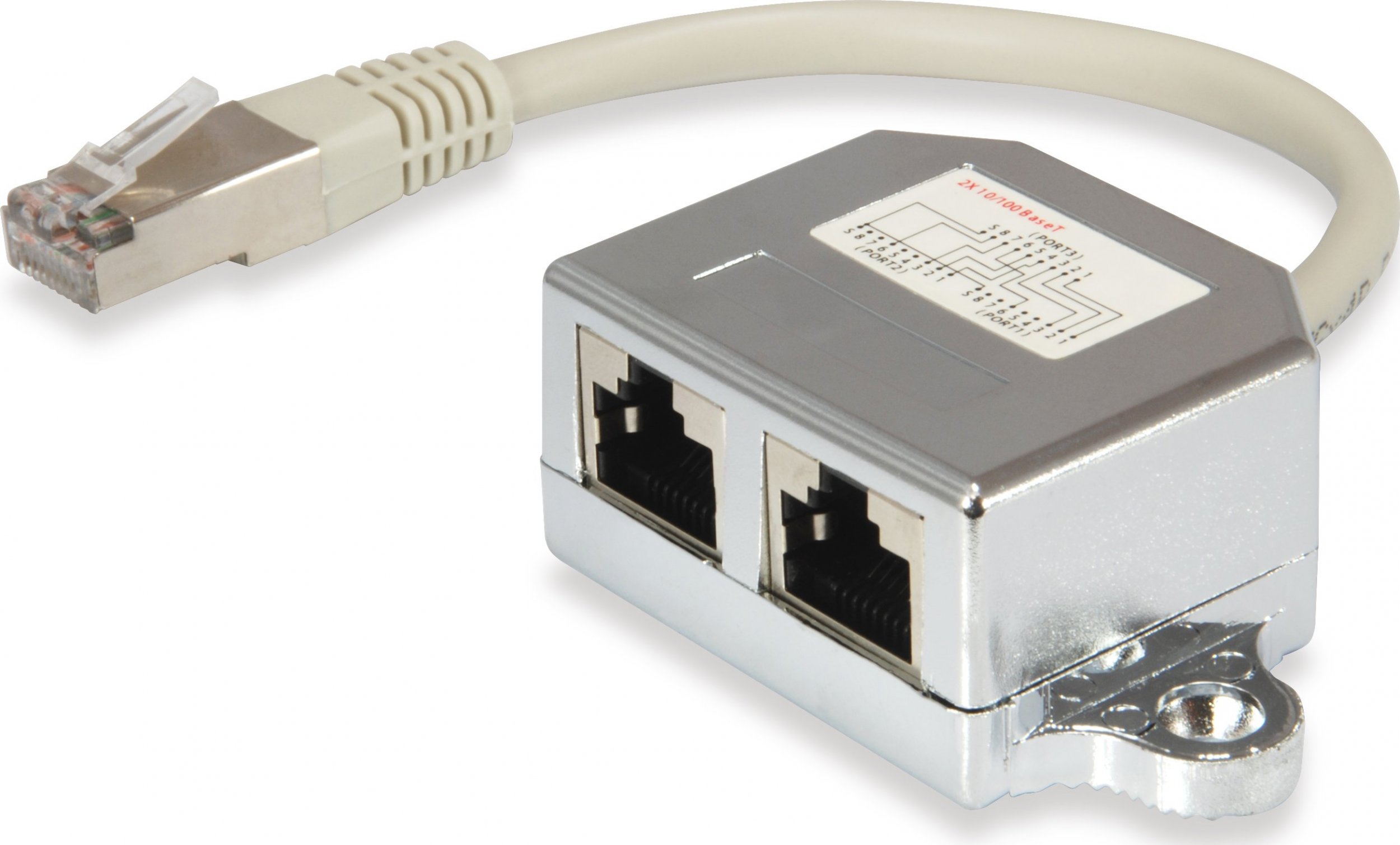 Equip Equip Splitter C5 1xRJ45 2xRJ45 St/Bu 0,15m