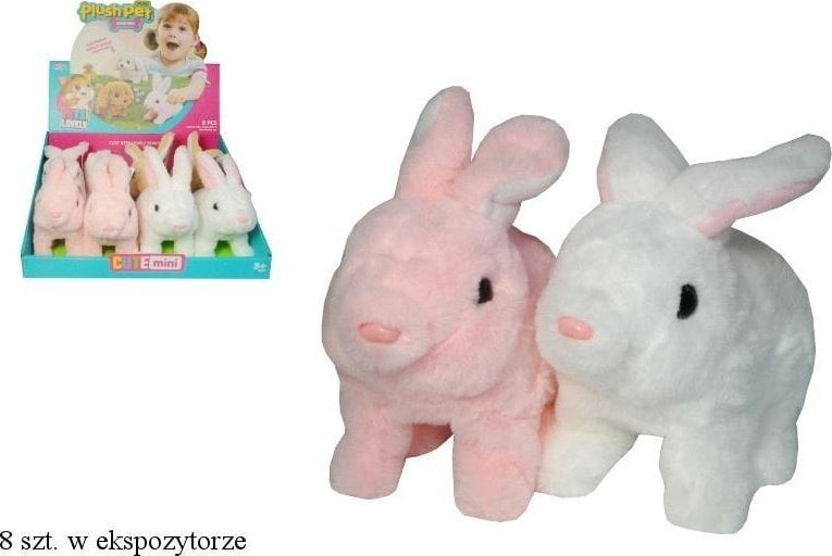 Królik ruszający głową, policzkami, ogonem MIX