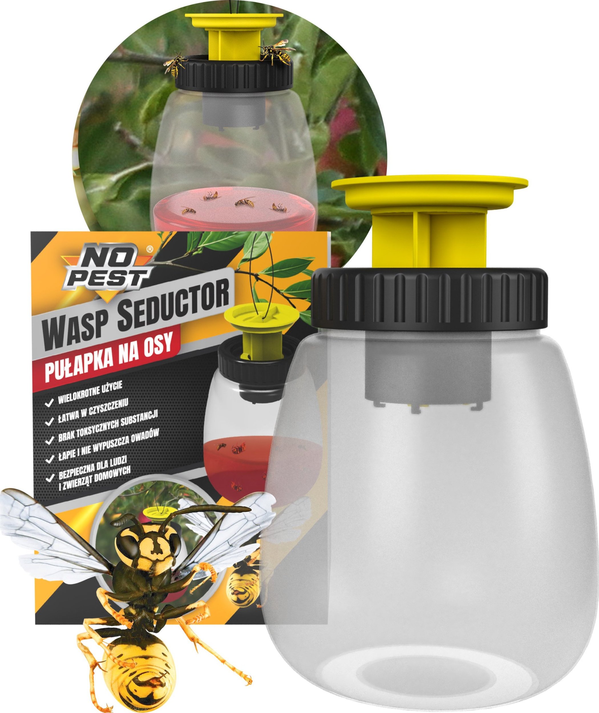Pułapka na Osy Owady do Wyłapywania Os Przeciw Osom Wasp Seductor