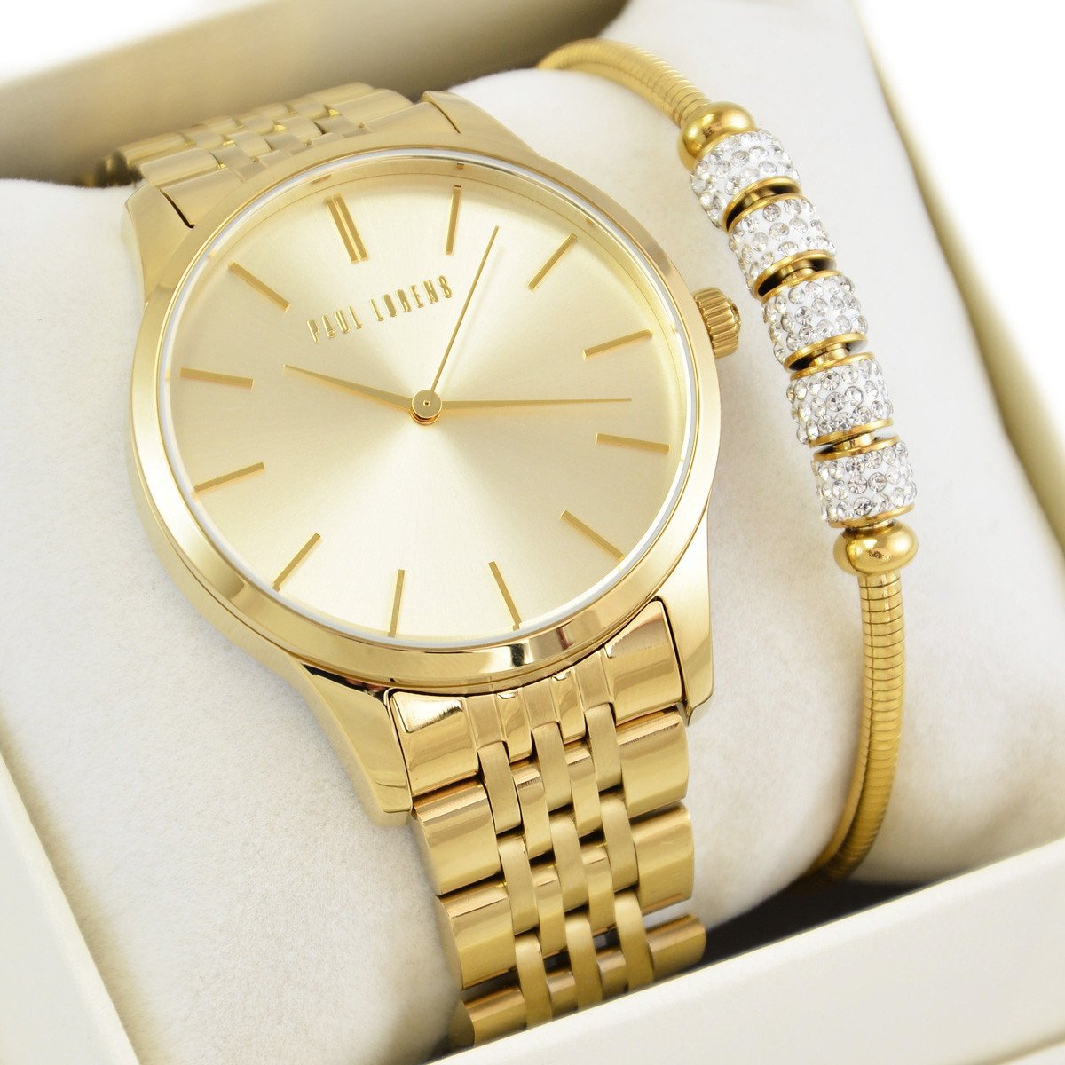 Zegarek Paul Lorens Zestaw damski zegarek ILARIA- 4D1 + bransoletka