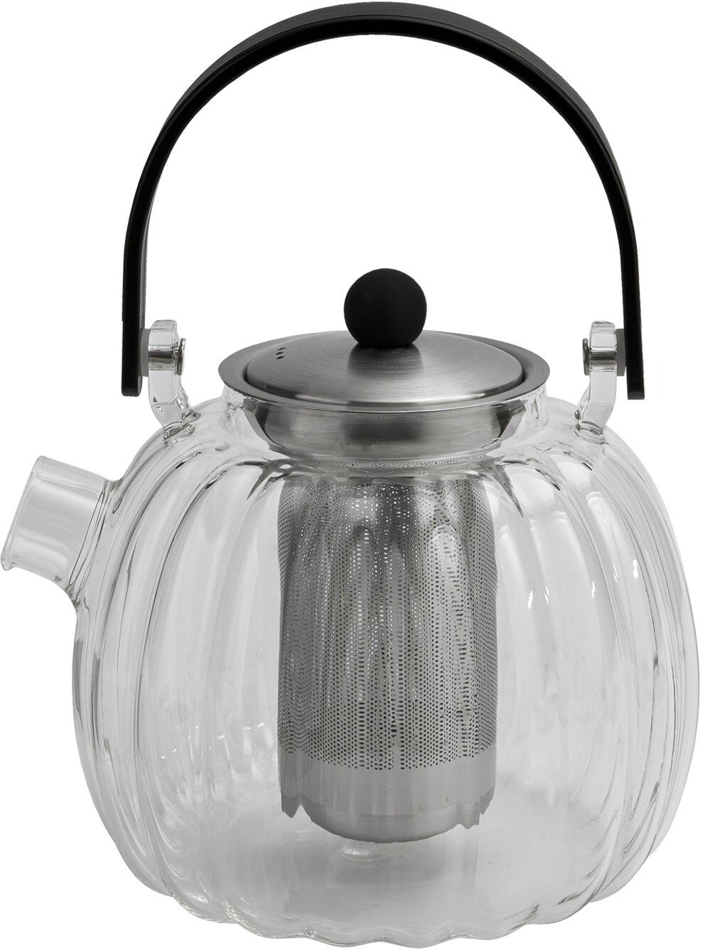 Zaparzacz do herbaty 1 L srebrny Volare