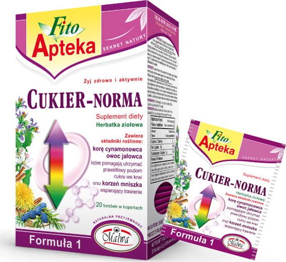 MALWA FITO APTEKA CUKIER NORMA 20X2G 42562249