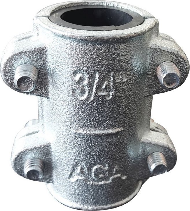 UN AGA OBEJMA NAPR.OBA 3/4'' SYMETRYCZNA BEZ WYJÅCIA BOCZNEGO