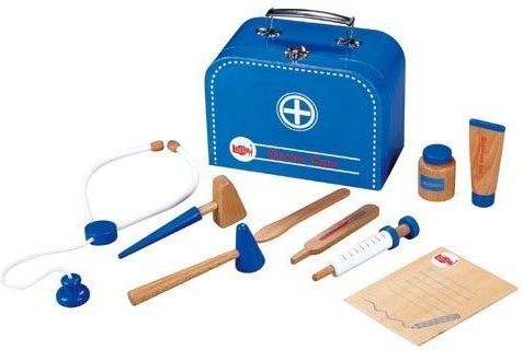 Lelin Zestaw lekarza doktor w walizce niebieski