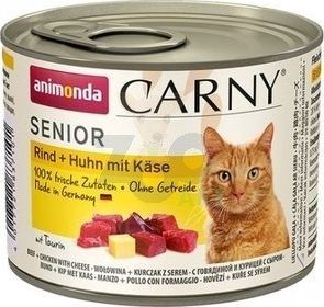 Animonda ANIMONDA Cat Carny Senior smak: kurczak z serem 6x200g