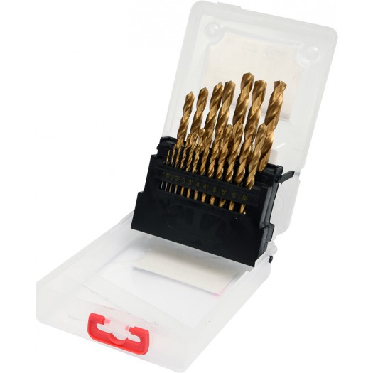 Wiertło Yato tytanowe walcowe 1,5 2 7 4,5 4 5,5 5 1 3 2,5 3,5 6 10 6,5 7,5 8 8,5 9 9,5mm zestaw (YT-44675)