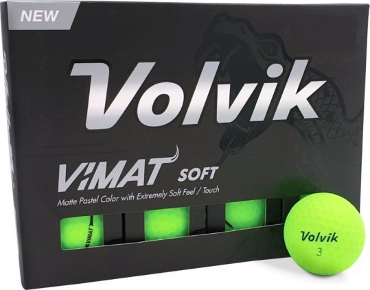Volvik morele Piłki golfowe VOLVIK VIMAT Soft (zielony mat)