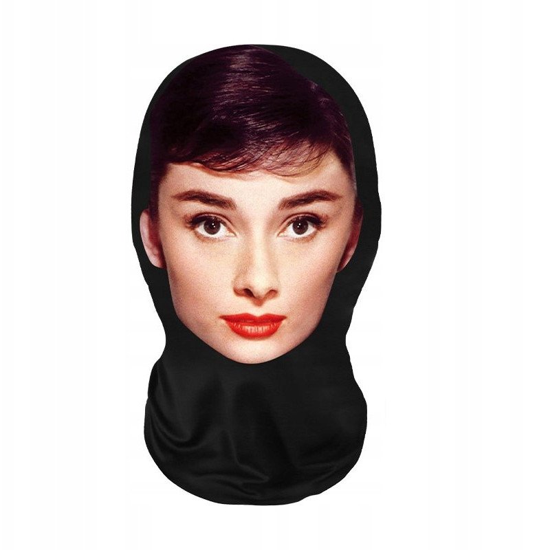 Kominiarka MASKA IMPREZA Narty Motor MIKROFIBRA NADUK 3D COSPLAY Audrey