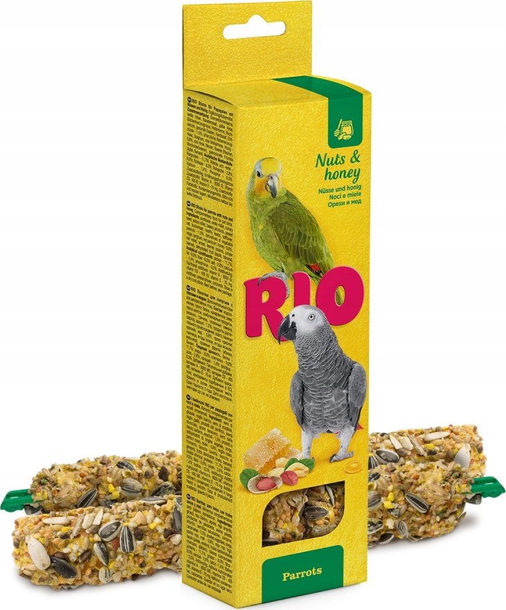Rio Rio Kolby dla papug orzechy i miód 2szt