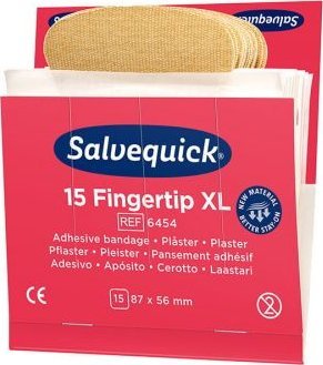 Cederroth Plastry tekstylne opuszkowe Cederroth Salvequick, 15 szt.