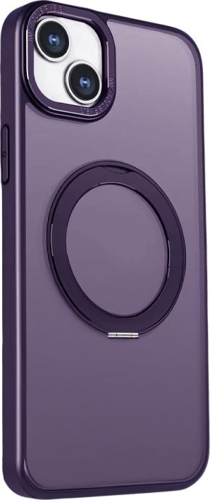 TelForceOne Nakładka Mag Ring Rotating do iPhone 12 / 12 Pro 6,1" fioletowy