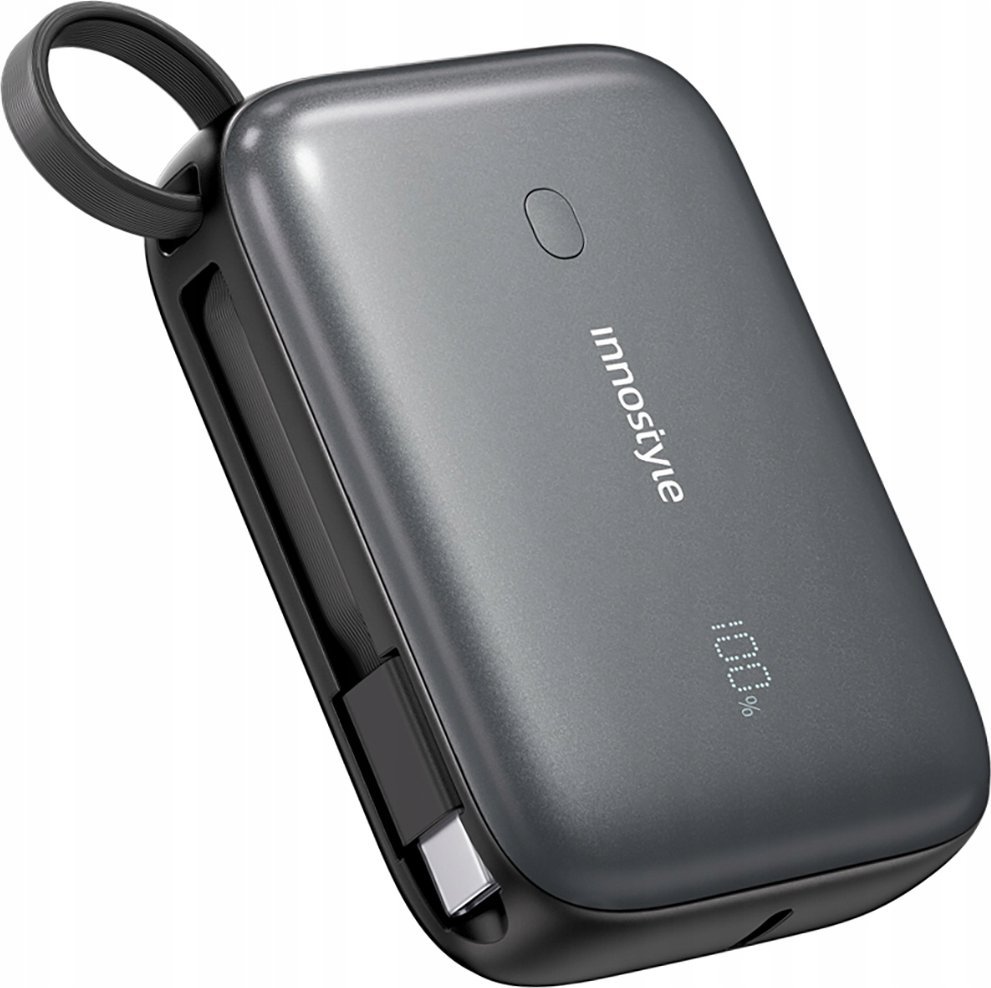 Powerbank Innostyle INNOSTYLE POWERGO MINI POWERBANK 10000MAH 3X USB USB-C 22,5W Z KABLEM USB-C