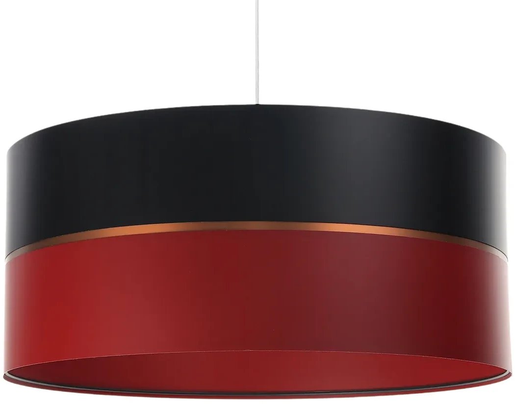 Lampa wisząca SIMPLY GLAMOUR 40 czerwona/czarna BPS KONCEPT