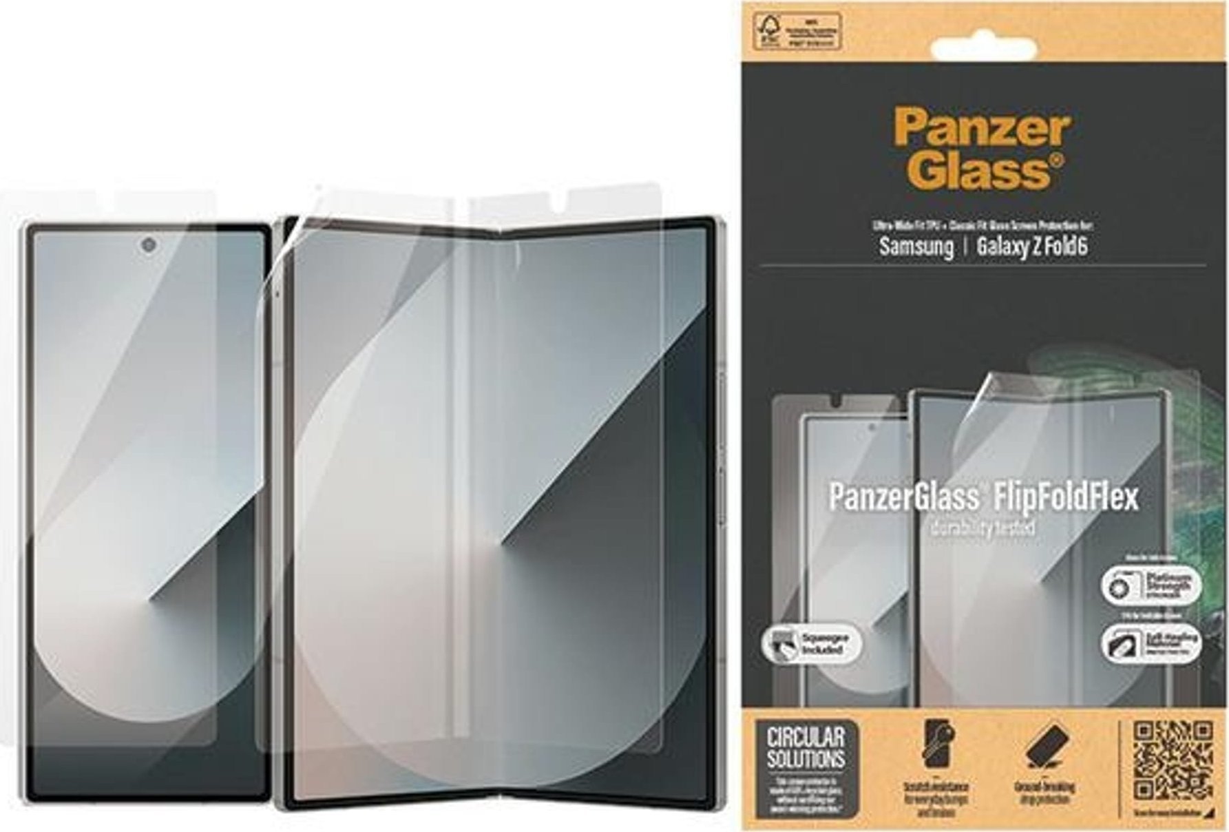 PanzerGlass PanzerGlass Bundle 2in1 Sam Z Fold6 F956 Screen Protector Ultra Wide-Fit + TPU Classic Fit 7371