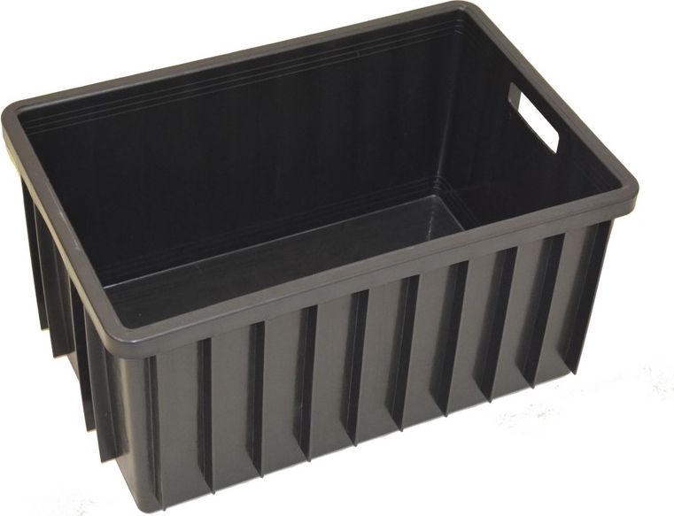 Artech Pojemnik magazynowy, wym. 60 x 40 cm, kolor czarny, bez atestu na kontakt z żywnością