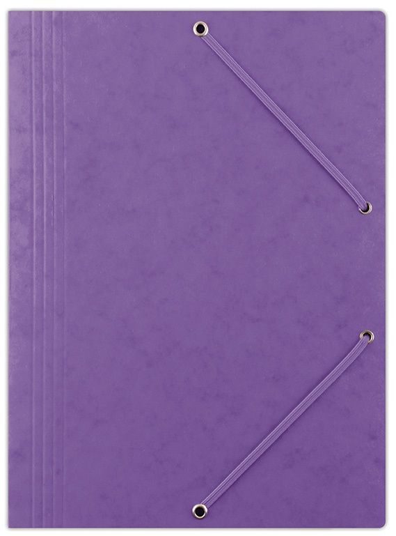 Donau TECZKA Z GUMKĄ PRESZPANOWA A4 3-SKRZYDŁOWA 390GSM FIOLETOWA (8643080-23PL)