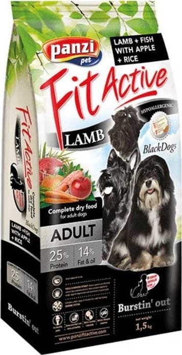 FITACTIVEDOG 1,5KG ADULTBLACKDOGS 308562