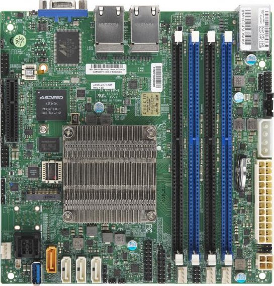 SuperMicro Supermicro Mainboard A2SDi-4C-HLN4F (Atom C3558 4C/4T) Bulk