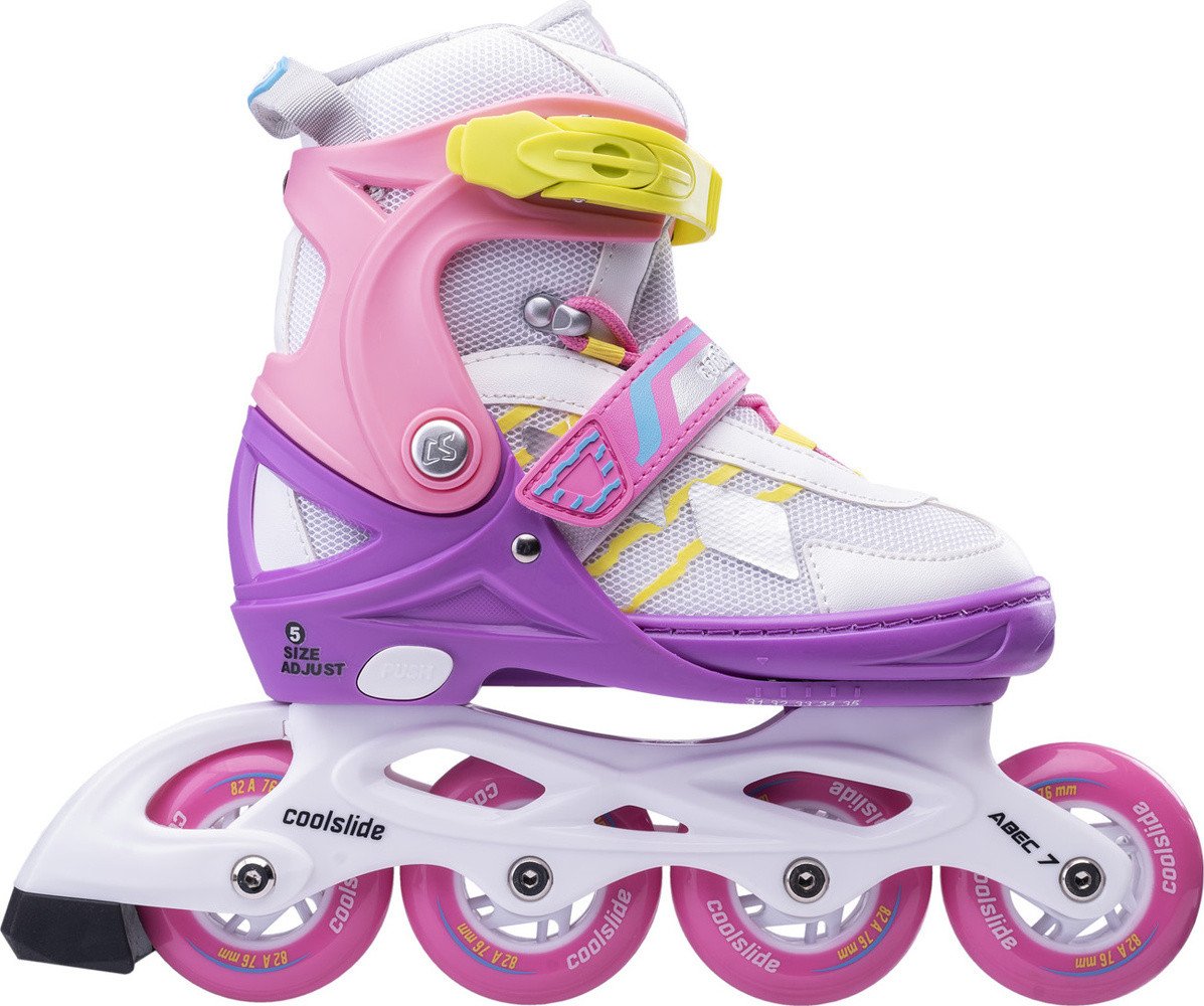 Dziecięce Rolki Fitness Meron Yg racing red/bright white rozmiar 36-40