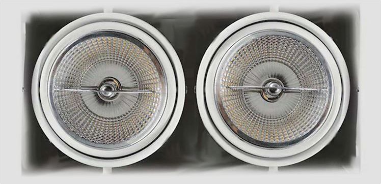 Lampa sufitowa Milagro Oprawa sufitowa biała Milagro PLAZA ML4745