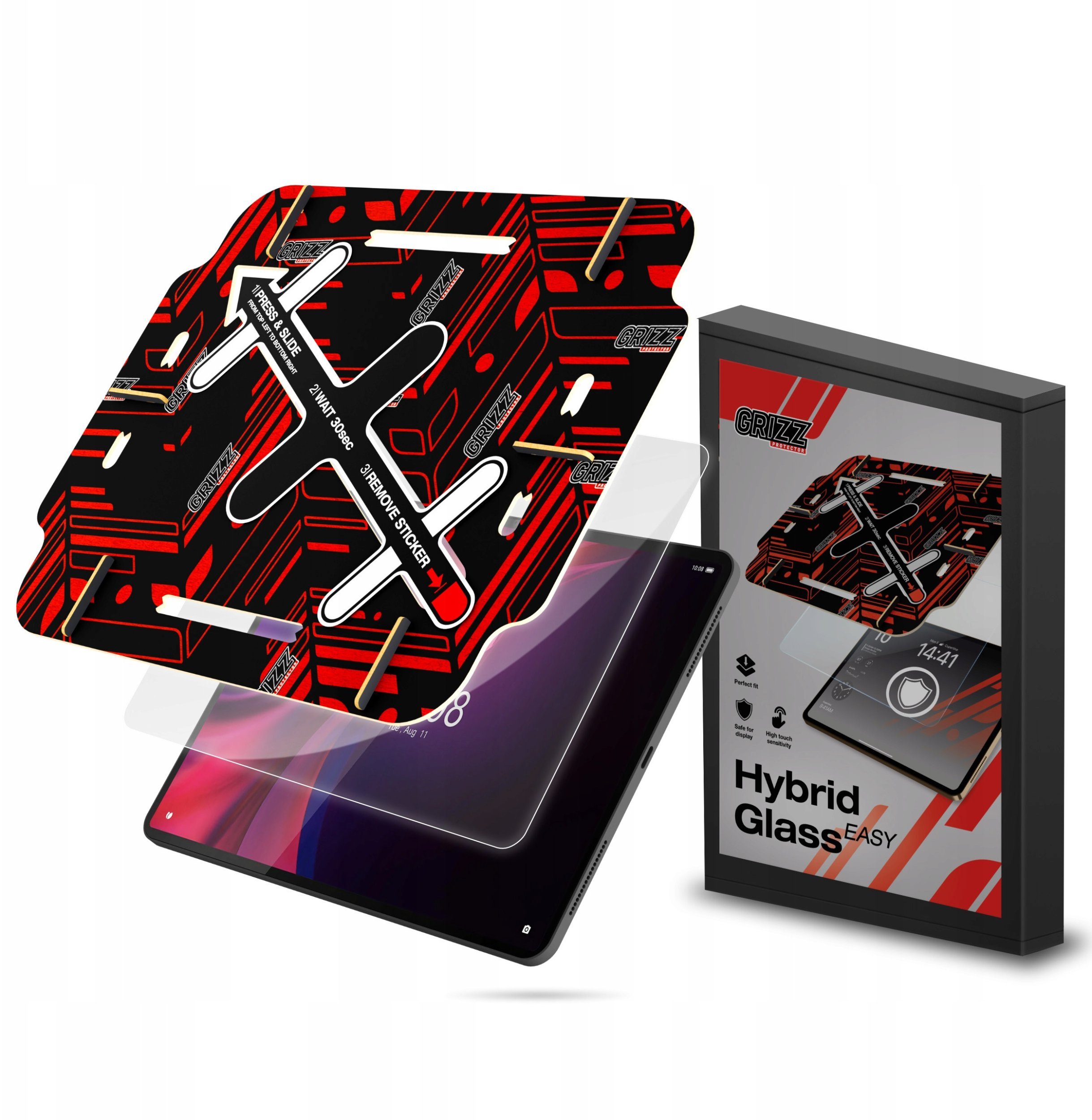 GrizzGlass Szkło hybrydowe HybridGlass Easy do Lenovo Tab P12