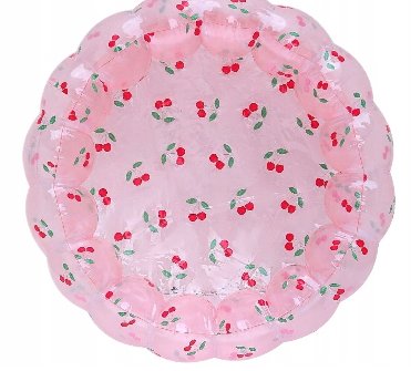 Basen dla dzieci dmuchany okrągły pompowany dziecięcy wiśnie wisienki 120CM