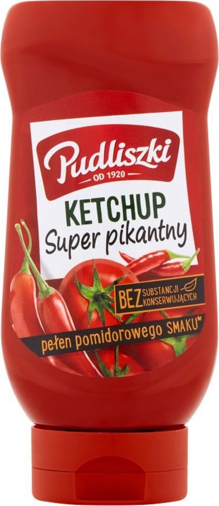 Pudliszki Pudliszki Ketchup super pikantny 480 g