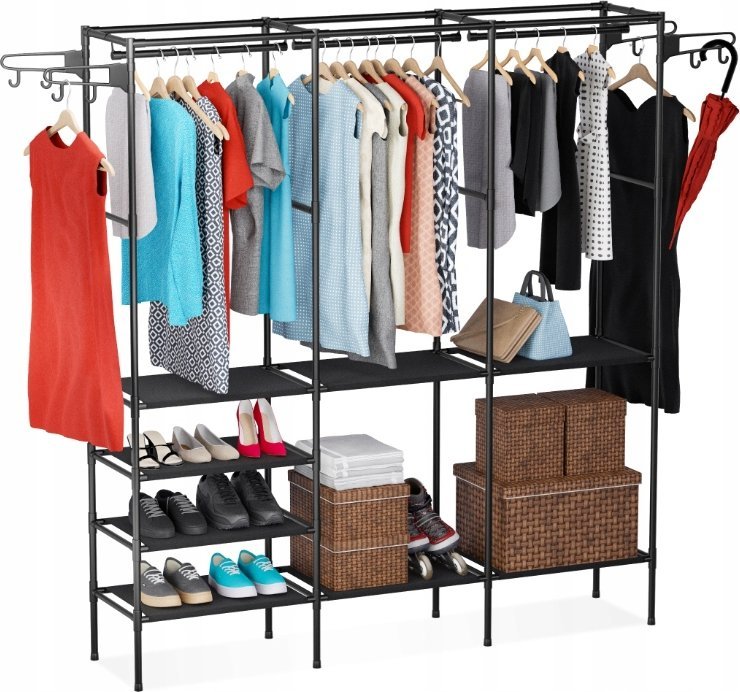 Triton Szafa Duża Ubrania Stojak Wieszak Półki Mark Adler