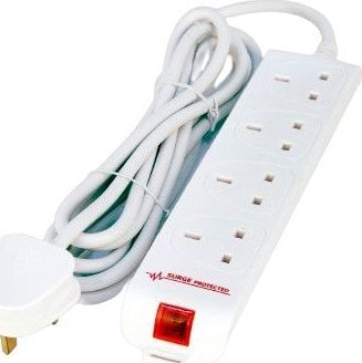 Listwa zasilająca MicroConnect 4-way UK Surge Protected