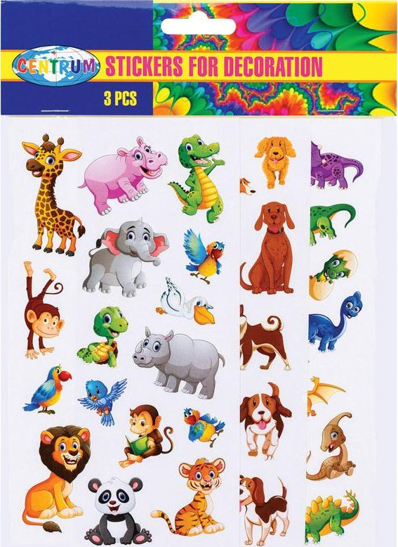 Panta Plast Naklejki ozdobne 15x10mm & 30x15mm mix 80731