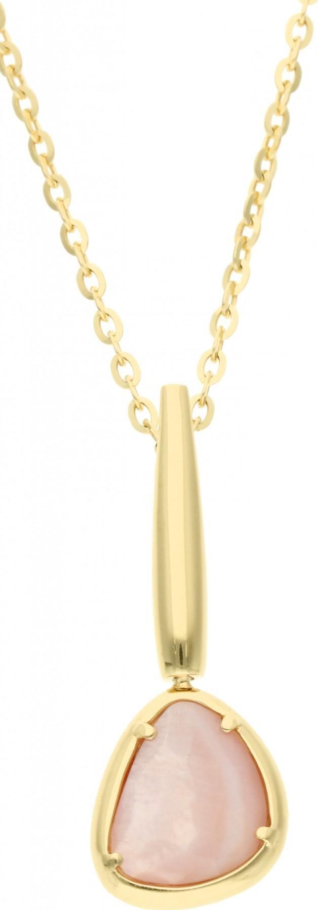 Rosanto Złoty naszyjnik z masą muszlową 45 cm 585 14k