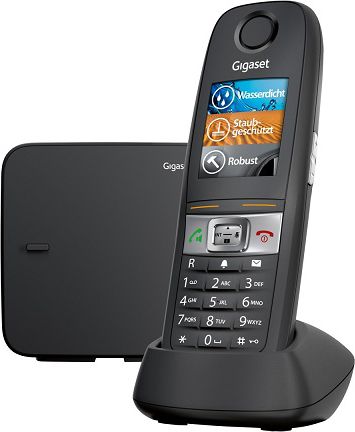 Telefon stacjonarny Gigaset E630 Czarno-srebrny