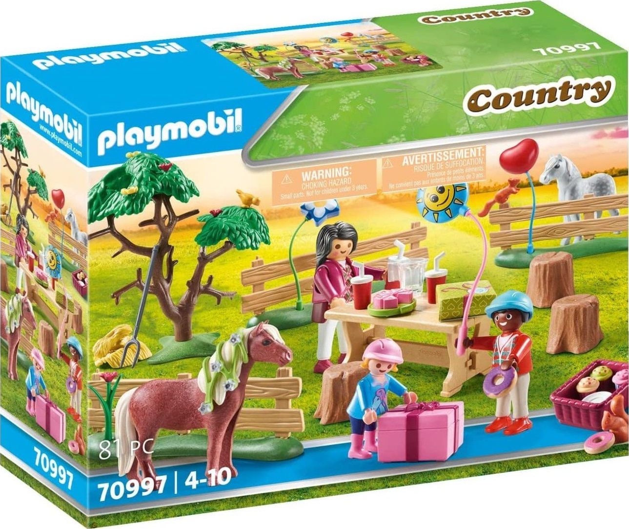 Playmobil Urodziny W Stadninie Koni (70997)