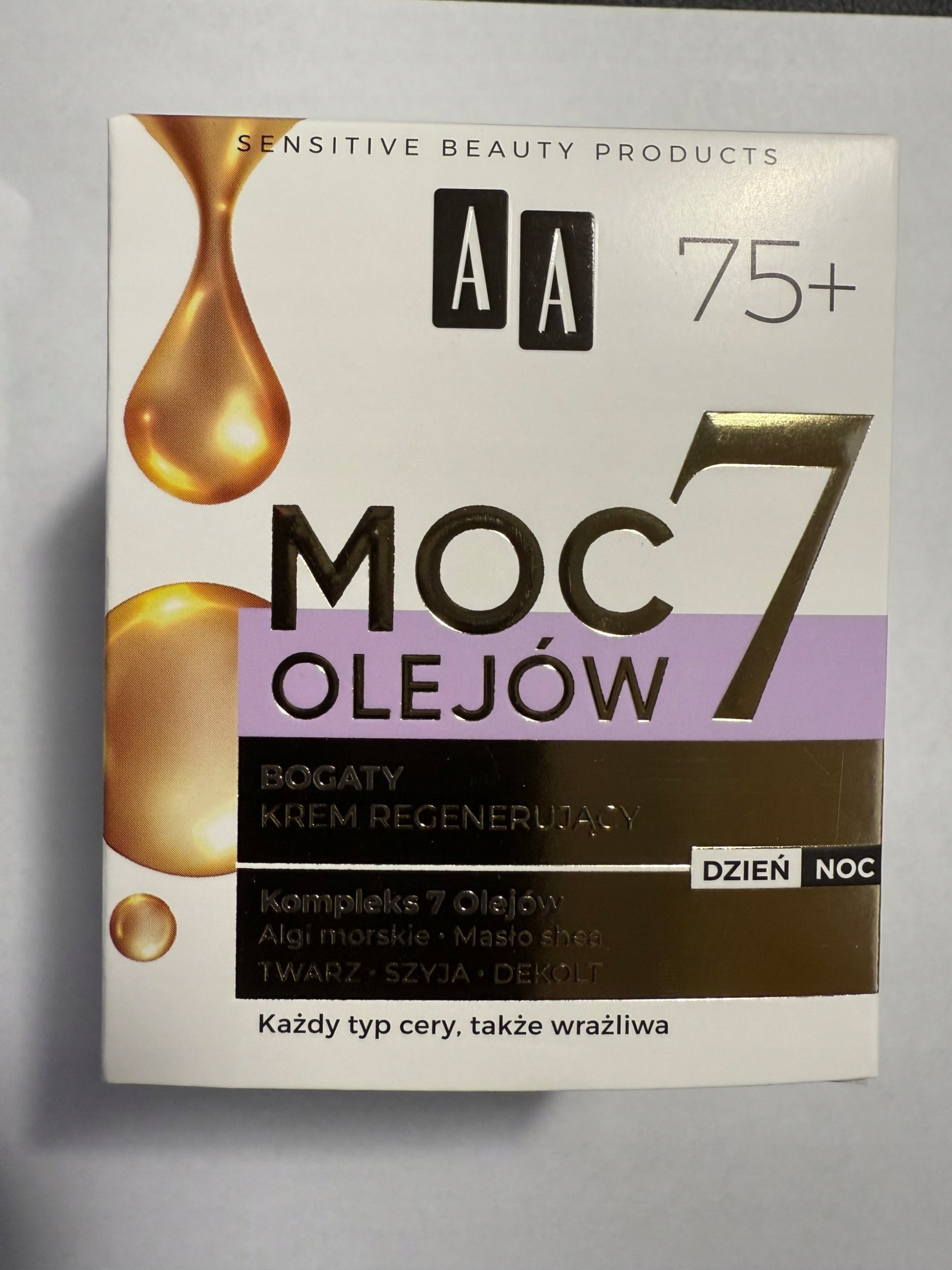 AA MOC 7 OLEJÓW Krem 75+ regenerujący 50ml