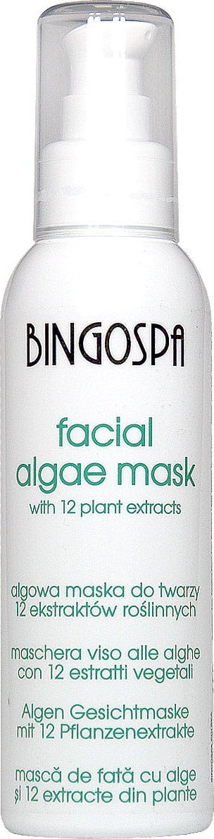 BingoSpa Algowa maska do twarzy wzbogacona o 12 składników BingoSpa