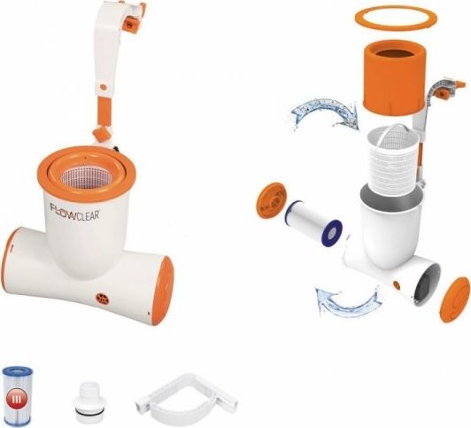 Bestway Pompa filtrująca Skimatic z skimmerem 680gal 2574 L/h