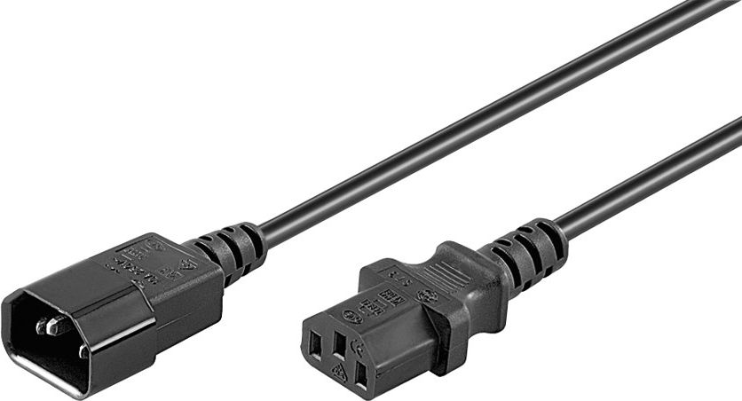 Kabel zasilający Goobay Kabel przedłużający IEC C14 - IEC C13 5m (39203)