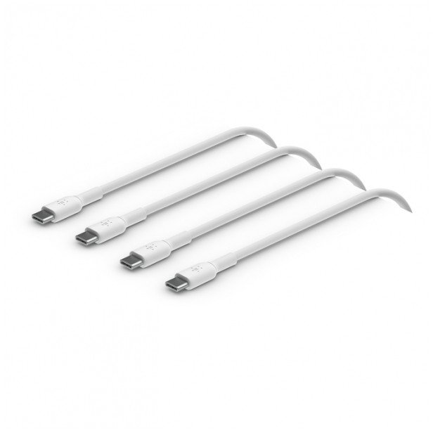 Kabel USB Belkin USB-C - USB-C 1 m Biały (CAB003BT1MWH2PK)