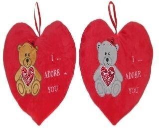 Serce I Adore You - Miś 25cm MIX