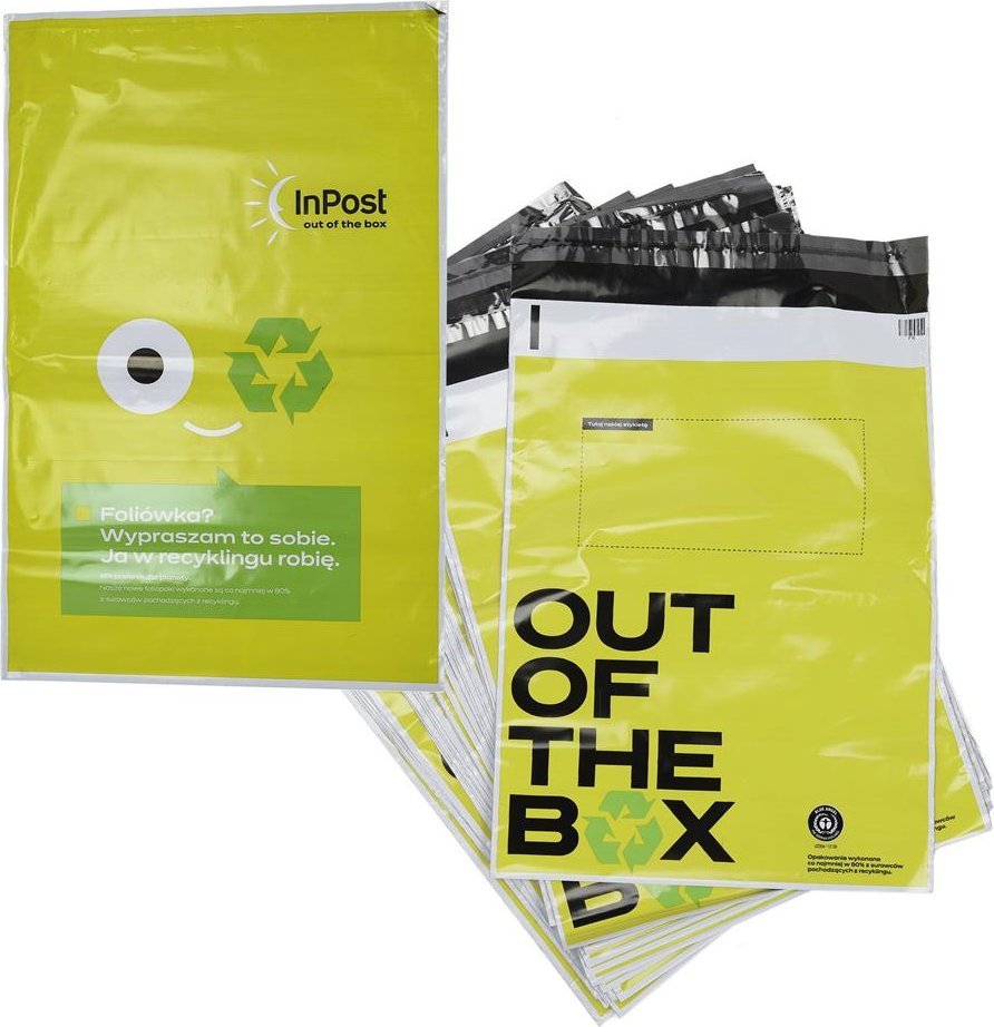 Foliopak INPOST EKO mały 295x400 mm F1 50 sztuk