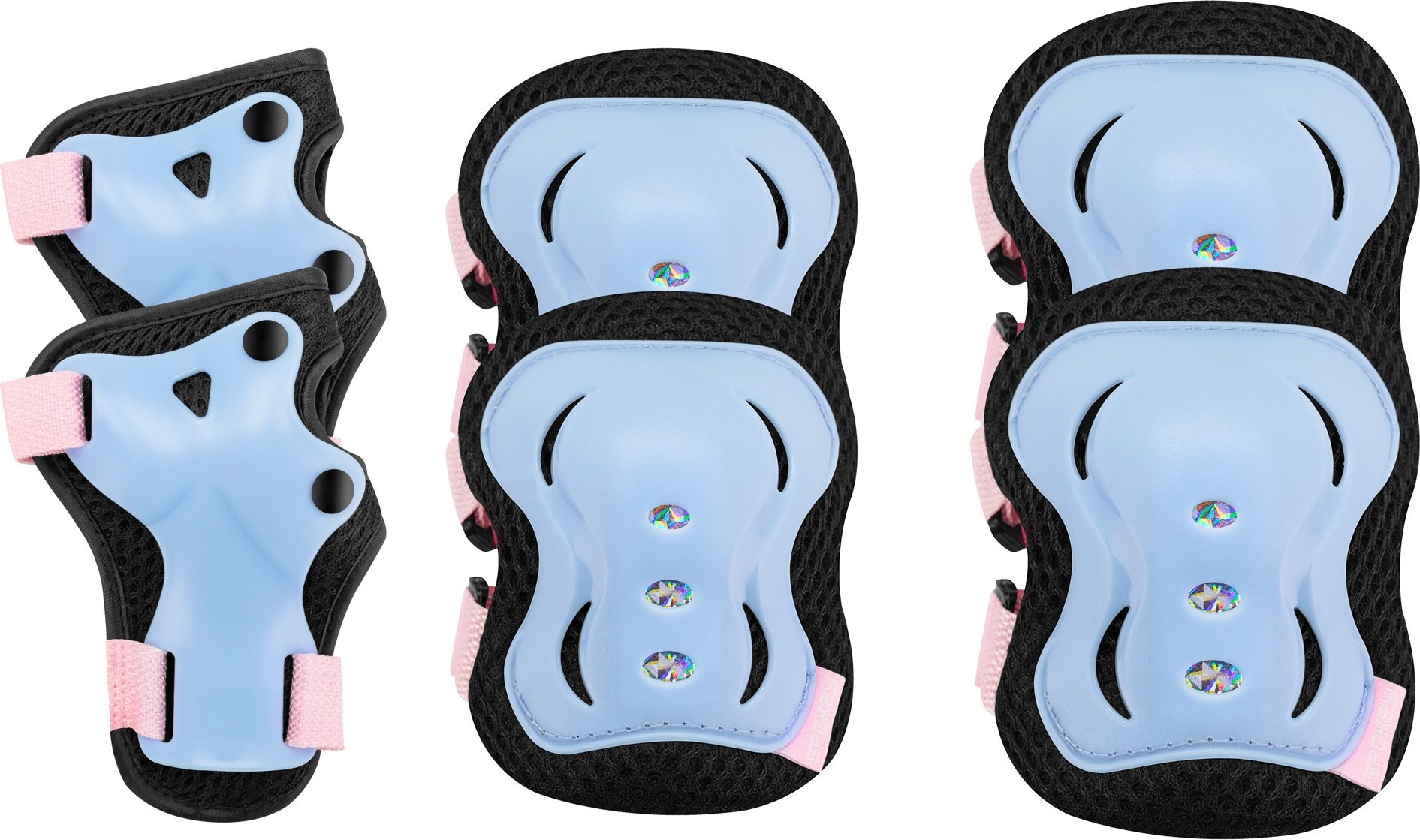 Zestaw ochraniaczy dziecięcych (na kolana, nadgarstki i łokcie) Spokey SHIELD