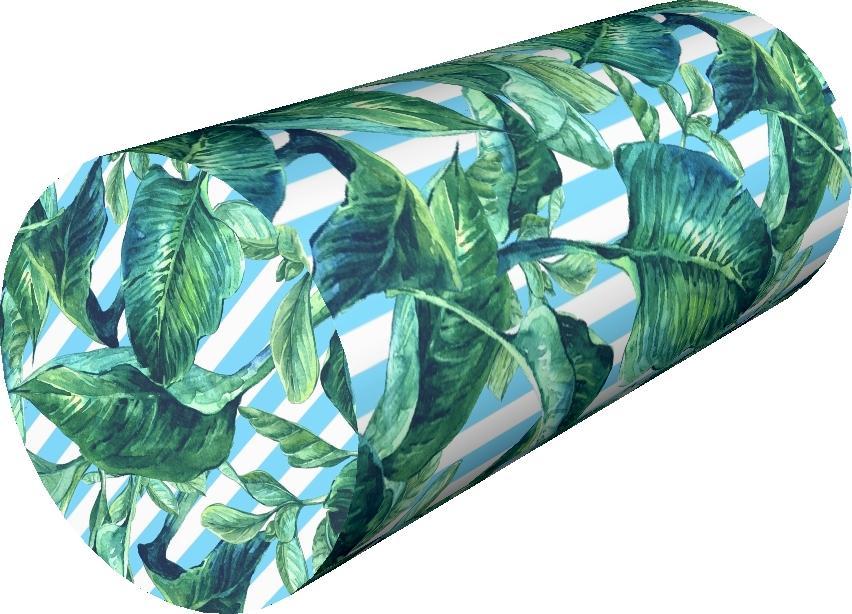Bertoni-arco Poduszka Wałek - Stripe Palm 25x60 cm